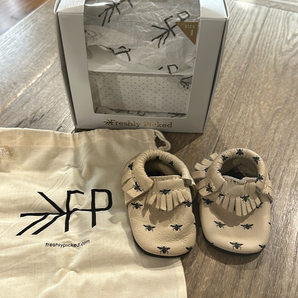 Freshly picked moccasins